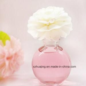 100ml Empty Ball Shaped Glass Reed Diffuser Bottle with Flower Sticks