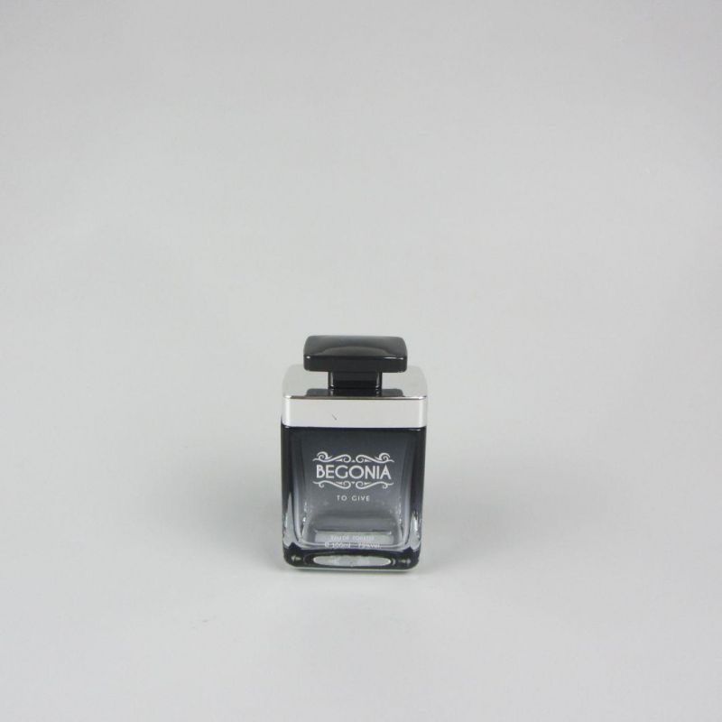 Square 100ml Perfume Glass Spray Bottle for Perfume