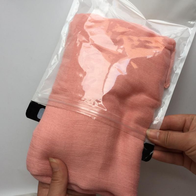 Wholesale Scarf Zip Lock 3 Sides Seal Compound Bag Biodegradable Plastic Bag