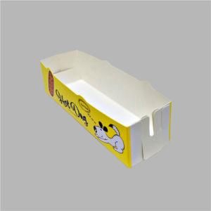 Custom Design Printed Logo Disposable Mini Cardboard Corrugated Kraft Lunch Fries Hot Dog Hamburger Burger Packaging Paper Box