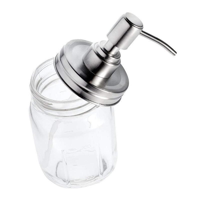 70mm Mason Jar Lid with Ss Pump for Liquid Soap Dispenser