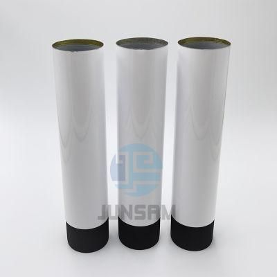 Aluminum Empty Soft Tube with Plastic Screw Thread Collapsible Metal Environment-Friendly Cosmetic Cream Color Dye Packaging