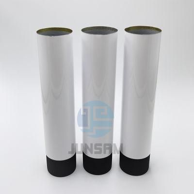 Aluminum Empty Soft Tube with Plastic Screw Thread Collapsible Metal Environment-Friendly Cosmetic Cream Color Dye Packaging