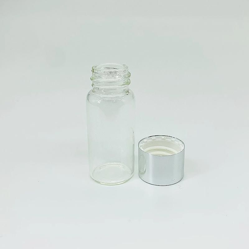 China Manufactory Cosmetic Glass Vial Bottle with Cap for Essential Oil Sample Bottle