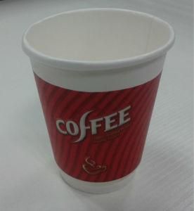Hot Coffee Disposable Pape Cup Single and Double Wall