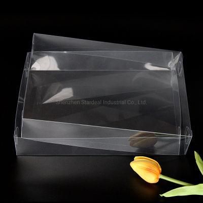 Base and Top 2 Piece Chocolate Plastic Pet PVC Clear Gift Box