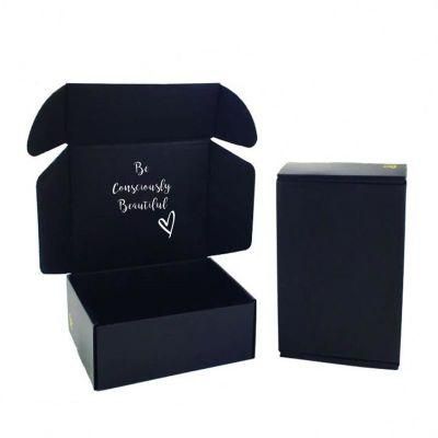 Biodegradable Packaging Gift Corrugated Cardboard Paper Box for Double-Sided Foldable