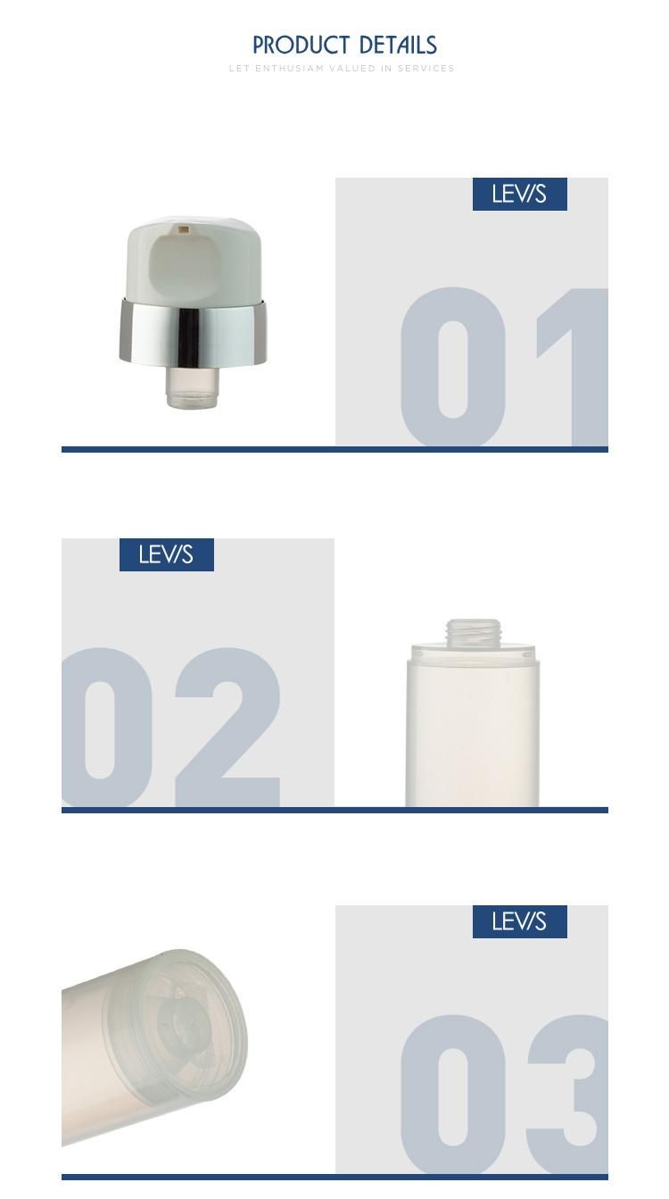 150ml 200ml 250ml Big Volume PP Matte Clear Cosmetic Airless Pump Bottle