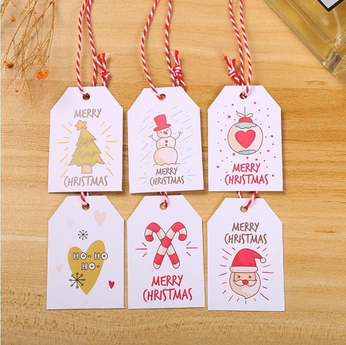 Christmas Valentine Gift Artical Promotion Wholesale Supply Paper Hang Tag