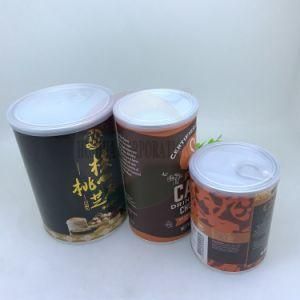 2019 Hot Sale Food Grade Aluminium Easy Open Lid Paper Tube Can