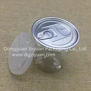 Empty Plastic Cans with Easy Open Lid for Snacks From China