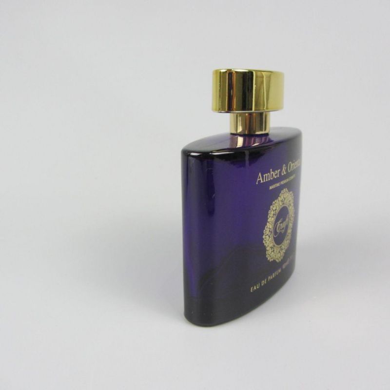 Square Shape 100ml Thick Bottom Glass Perfume Bottle