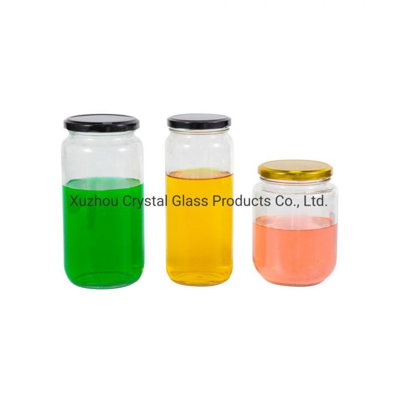 240ml 350ml Round Empty Nut Marmalade Canned Baby Food Glass Containers Jars