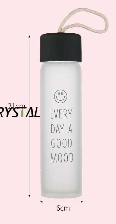 360 Ml Sports Glass Bottle in Clear or Frosted