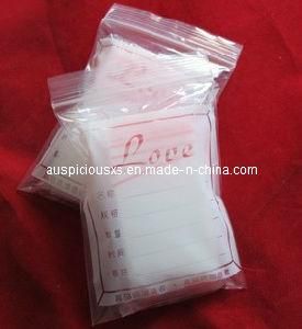 PE Ziplock Bag with White Write Printing (ASP-154)