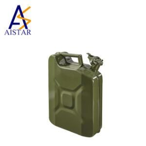 Metal Material Cold -Rolled Plates 5L American Standard Petrol Jerry Can with Spout 5 Litre Vertical Metal Jerry Can