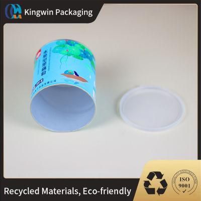 Eco Friendly Circular Tube Rigid Cardboard Cylinder Powder Package Premium Packaging