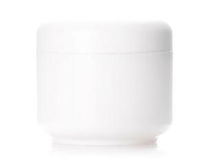 50ml (1.7oz) White PS Plastic Double Wall Jars with 5.5cm Neck Finish