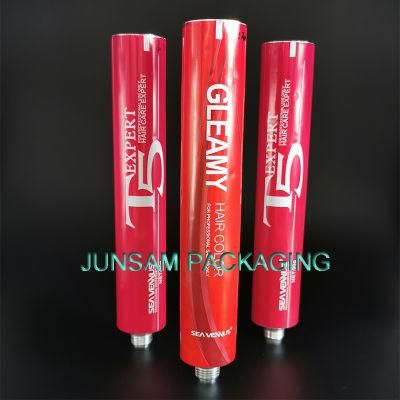 Cosmetic Aluminum Collapsible Tube Empty Soft Metal Environment Protection Packing Material