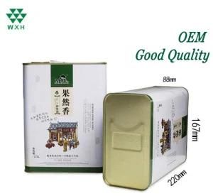 Metal Olive Oil Packaging Container Edible Oil Tin Can