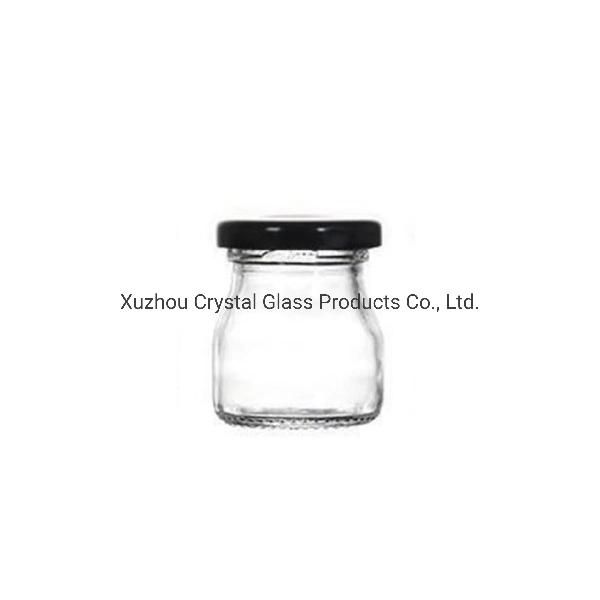 Small Mini 50ml Empty Pudding Jam Honey Glass Jar Container