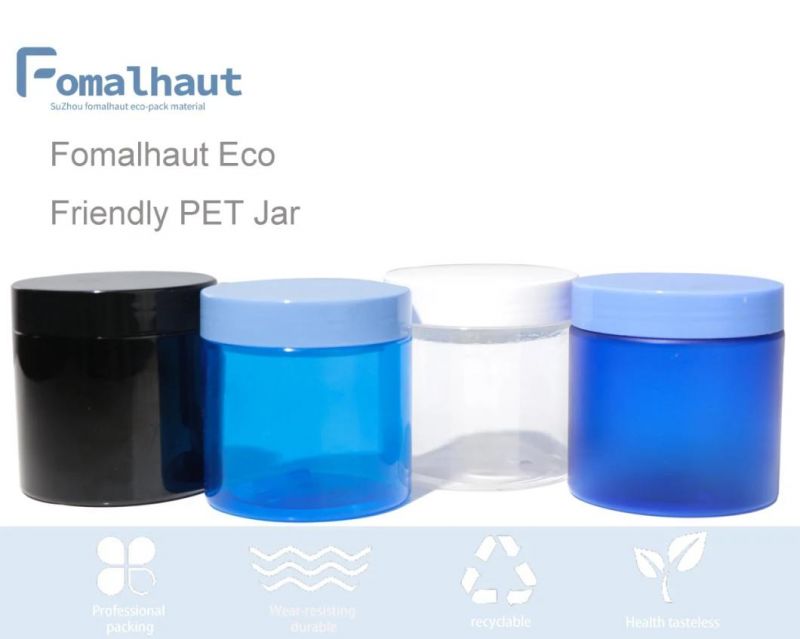 Fomalhaut 2022 Latest Design 200ml Clear Pet Plastic Jar