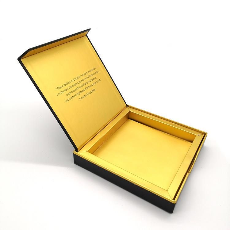 OEM Luxulry Gold Black Fancy Wedding Candy Chocolate Packaging Gift Box