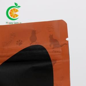 Stand up Zipper Pouch with Full Window Pet Food Packing Bag