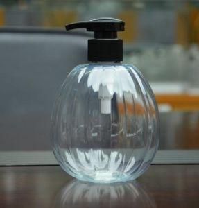 15oz 450ml Pumpkin Round Shape Plastic Shampoo Shower Gel Pet Spray Pump Bottle