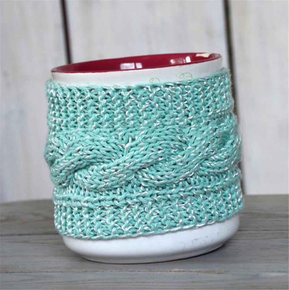 Knitting Anti-Ironing Ice-Proof Coffee Cup Cover