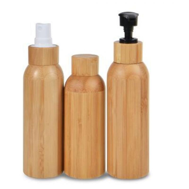 Bamboo Pet Patterned Cosmetic Cream Pump Bottle