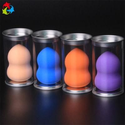 Clear PVC Cylinder Packaging Box for Beauty Blender