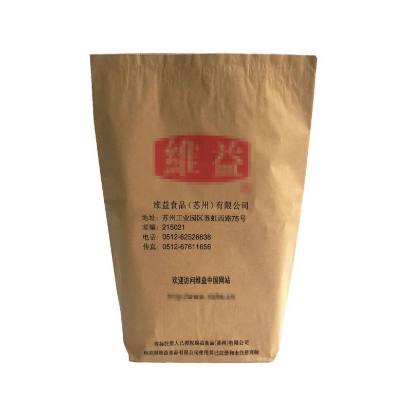 Wholesale Package Corn Starch Bread Flour Packaging Bag Eco-Friendly Biodegradable Kraft Paper