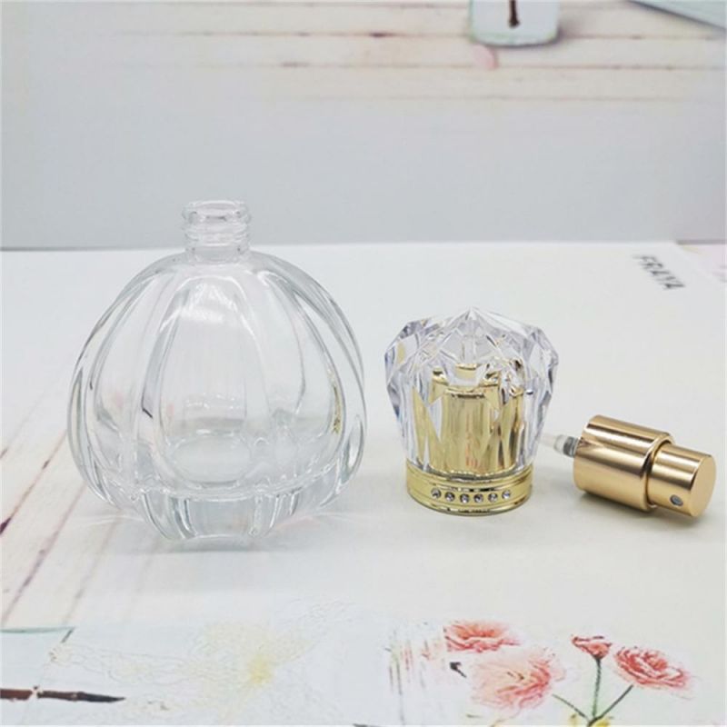 Luxury Glass Perfume Bottle 50ml 100ml Cosmetic Bottle of Perfume for Women Lady