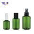 60ml Oblique Shoulder Green Plastic Bottle with Lotion Pump or Sprayer