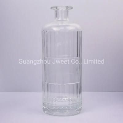Hot Transparent Crystal Glass Wine Bottle 750ml