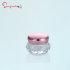 10g 15g Diamond Shape Plastic Cream Glitter Jar for Beauty Products