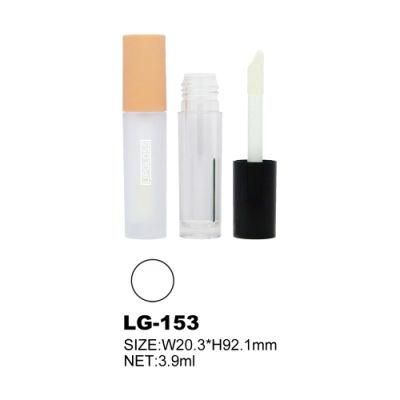 Big Brush Cosmetic Lipgloss Packaging Empty Nude Lip Gloss Tube