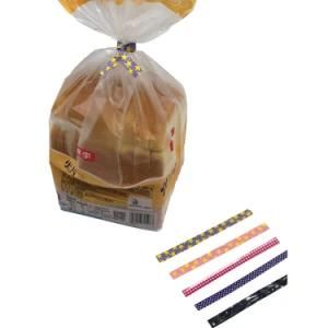 Single Wire Printed Kraft Paper Twist Ties for Gifts/Candy/Bread/Tools Packaging