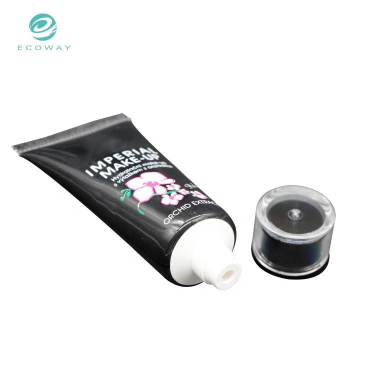 Shop Popular Free Custom Tube Body Pattern Text Printing Style Screw Cap Double Cover Acrylic Bb and Cc Cream Cosmetic Tube