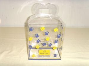 Yellow Printed Folding Plastic Box for Gift Package