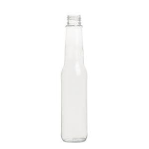 200ml 6.5oz Clear Plastic Pet Bottles with Long Neck Repellent Floral Water Bottle