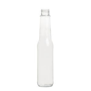 200ml 6.5oz Clear Plastic Pet Bottles with Long Neck Repellent Floral Water Bottle
