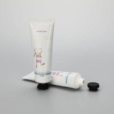 Cosmetic Plastic Hand Cream Tube with a Pump, Essential Soft Green Plastic PE Abl Hand Cream Packaging Cosmetic Lotion Tube