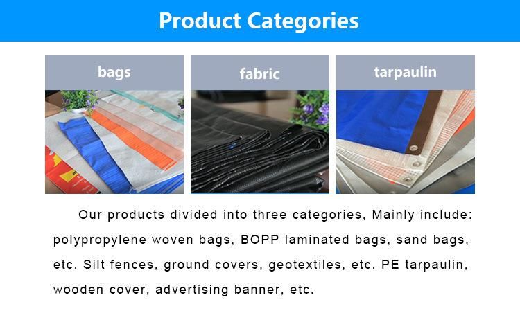 Plastic PP Woven Bag for Fertilizer Rice Cement Feed Seed