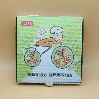Disposable 9&quot; Suqare Pizza Box Biodegradable Clamshell Take out Pizza Box for Family