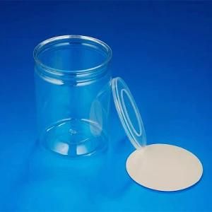 550ml Pet Packaging Clear Plastic Wide Mouth Jar for Candy for Food for for Ice Cream for Cosmetic