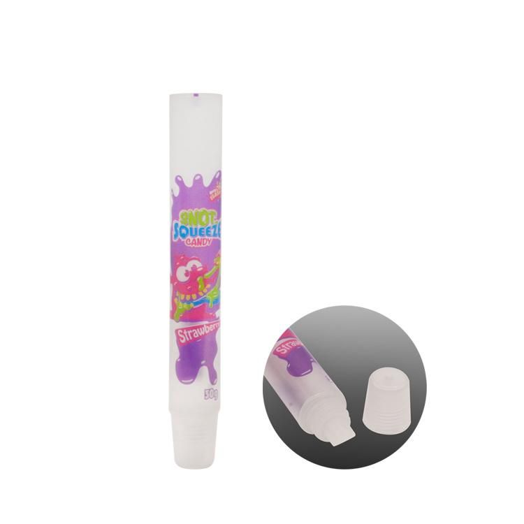 Customized Printing Cute Lip Gloss Squeeze Tube Packaging for Lip