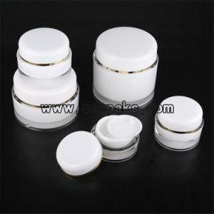 Cos Cosmetic Round Shape Acrylic Face Cream Jar and High Quality 5g 10g 15g 30g 50g 100g 200g Mask Jar