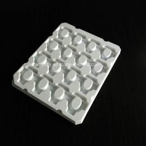 White Cavity Electronic Plastic Tray